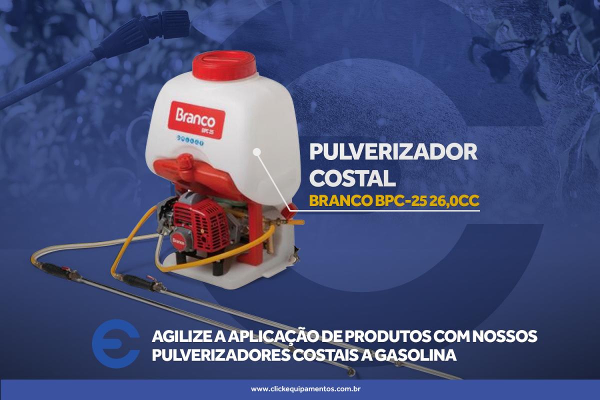 Agilize a aplicação de produtos com nossos pulverizadores costais a gasolina